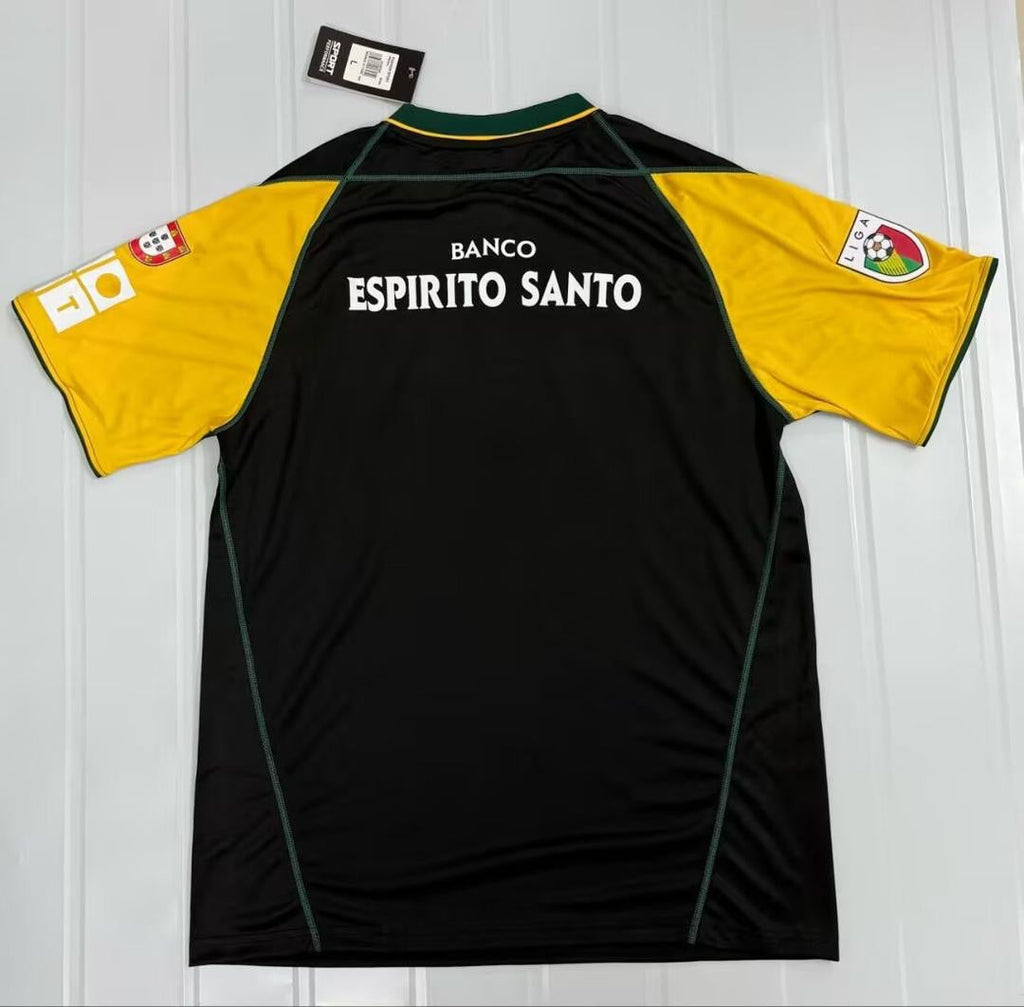 Camisola retrô preta 02/03 - away