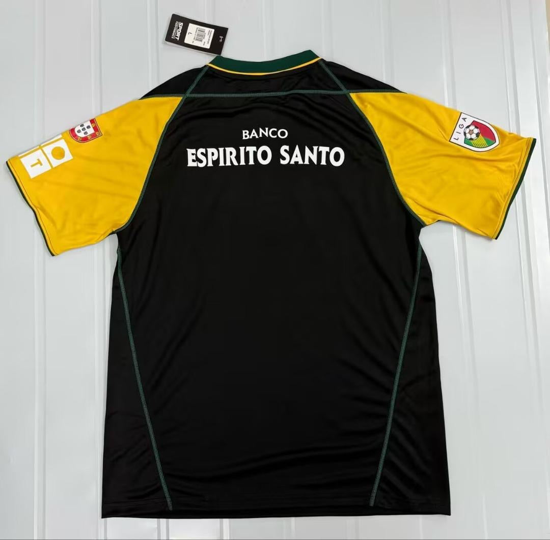 Camisola retrô preta 02/03 - away