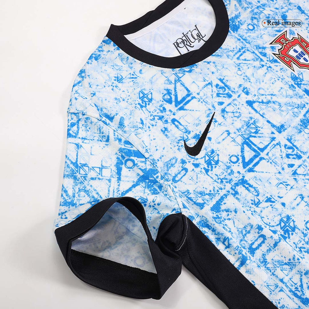 Portugal Fora Personalizado Completo Kit Futebol