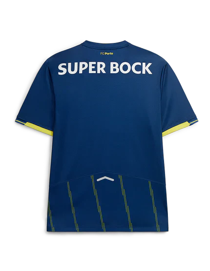 Camisola quarto equipamento 25/26 azul – COM BADGE CELEBRAÇÃO LIGA EUROPA DUBLIN