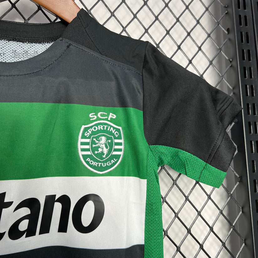 Conjunto infantil Local verde/branco/preto 24/25