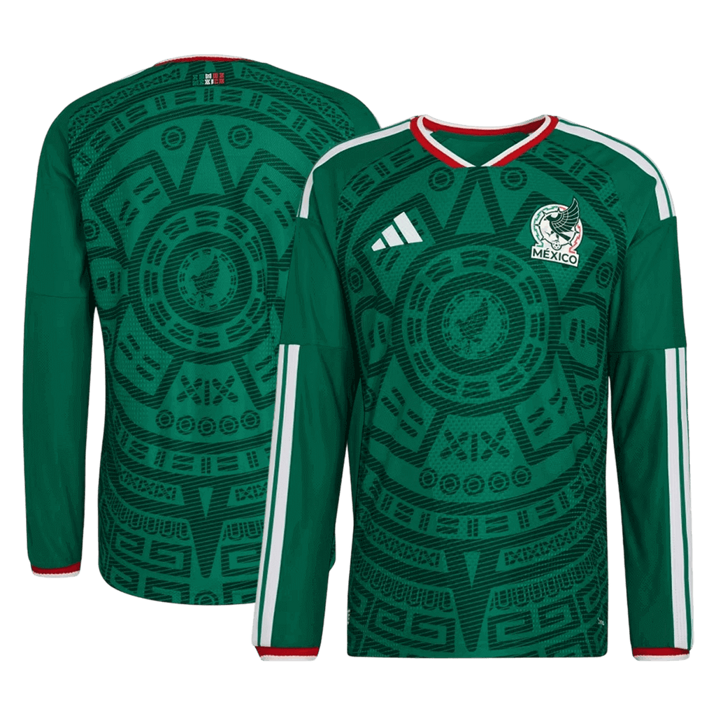 Mexico Casa Manga comprida Camisa 2026 Verde