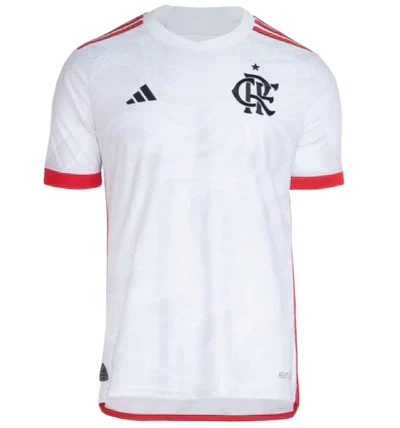 Camisola Flamengo Branca Away 24/25