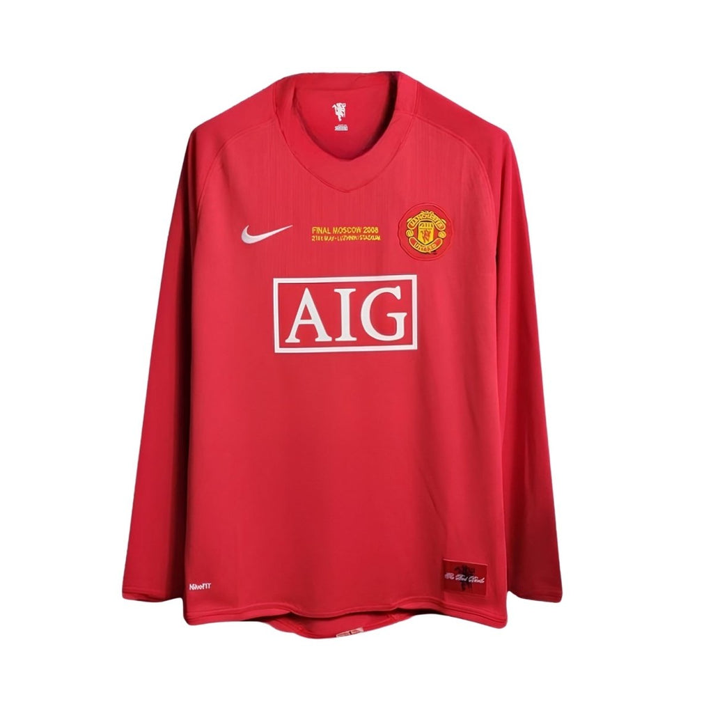 Manchester United Local 07/08 - Final de la Liga de Campeones - Manga larga