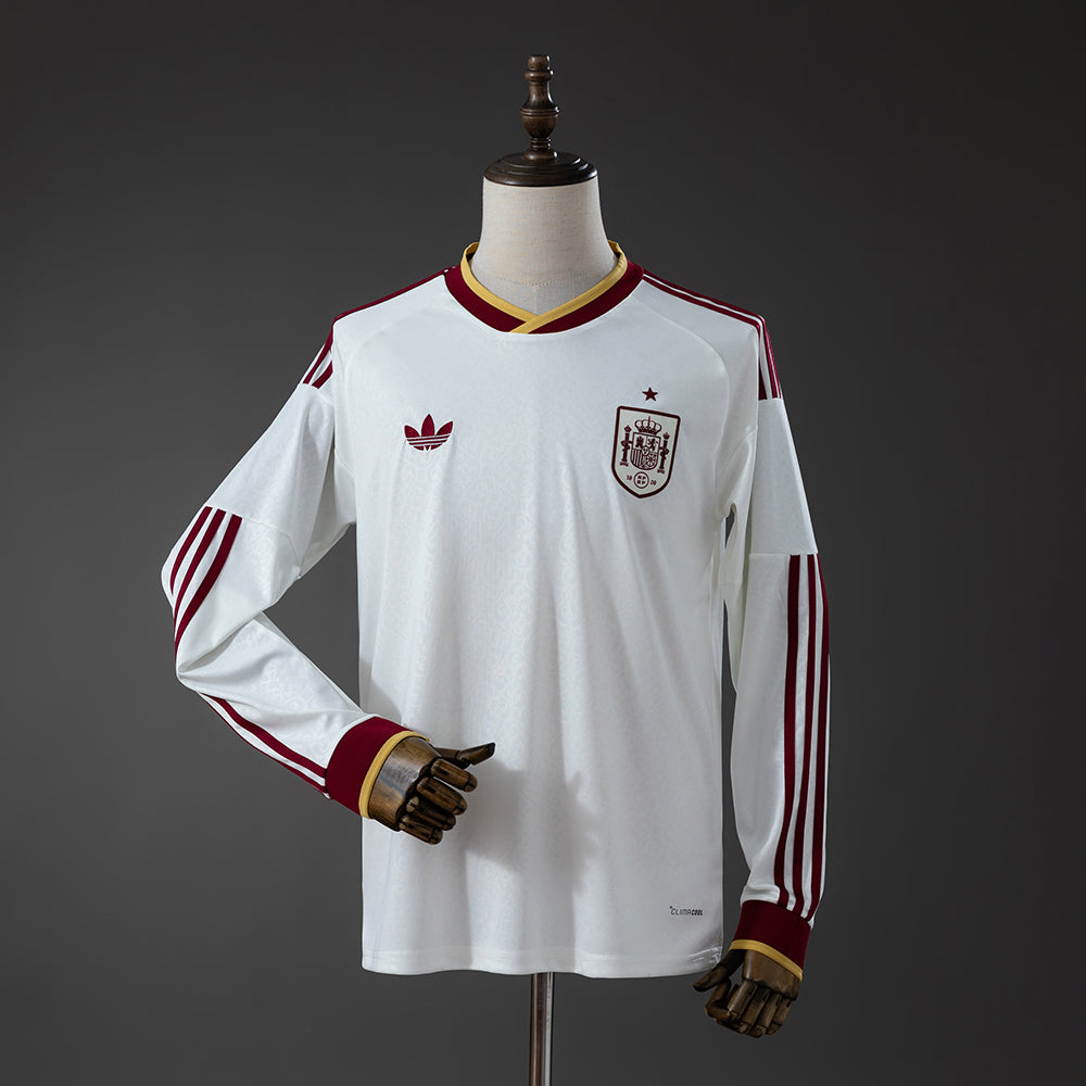 Camiseta Alternativa España Mundial 2026 - Manga Longa