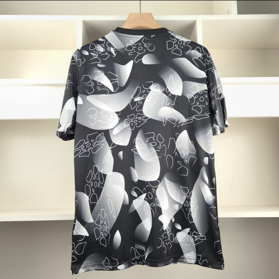 Camisola pré jogo cinza/preto 24/25