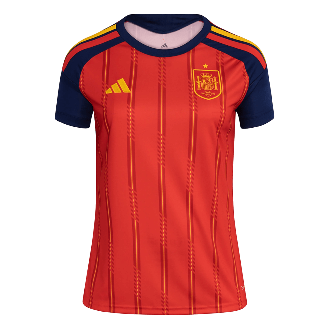 Mulheres Spain Local Camisa World Cup 2026 Vermelho