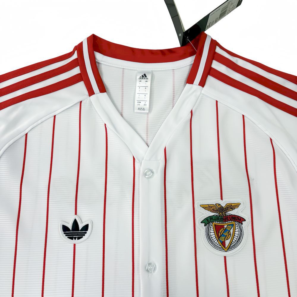 Camisola COM BOTÃO S L B x Originals branca 25/26 - style baseball