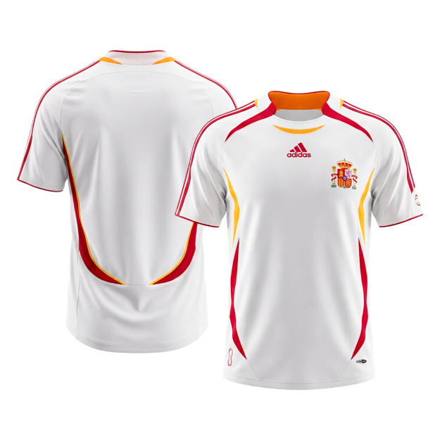 Retrô Spain Fora Camisa 2006 Branco