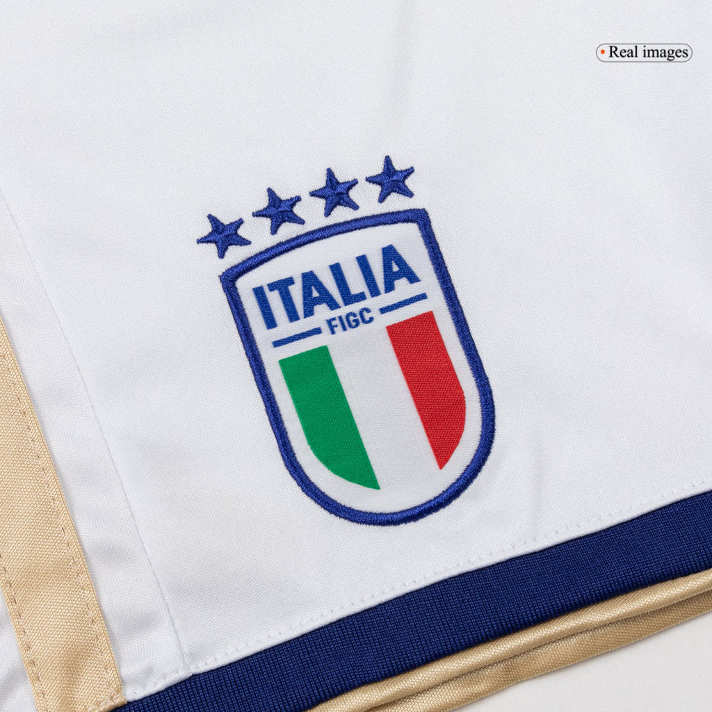 Italy Infantil Casa World Cup Futebol Camisa Conjunto (Camisa+Shorts+Meias) 25/26 Azul