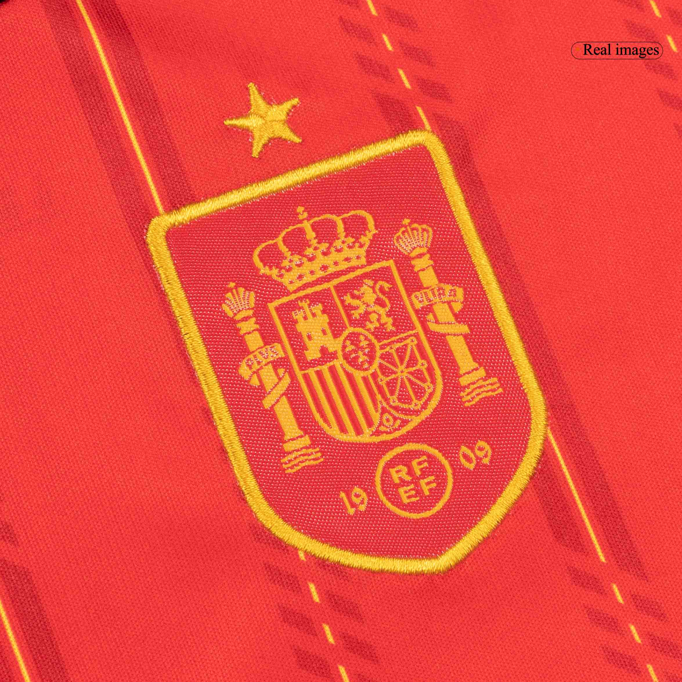 Spain Infantil Casa World Cup Futebol Camisa Conjunto (Camisa+Shorts+Meias) 2026 Vermelho