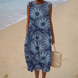 Cómodo vestido de verano sin mangas