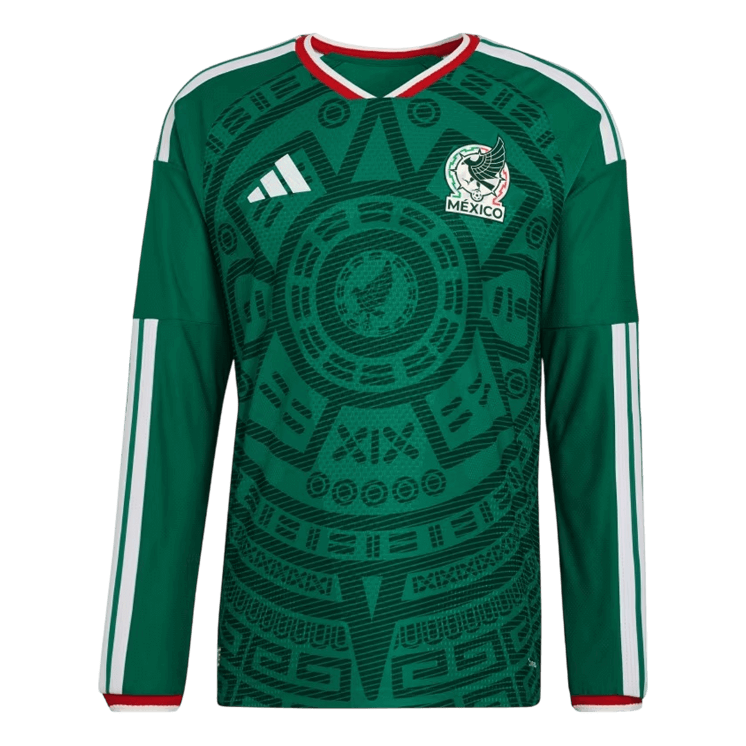 Mexico Casa Manga comprida Camisa 2026 Verde