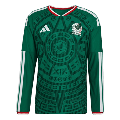 Mexico Casa Manga comprida Camisa 2026 Verde