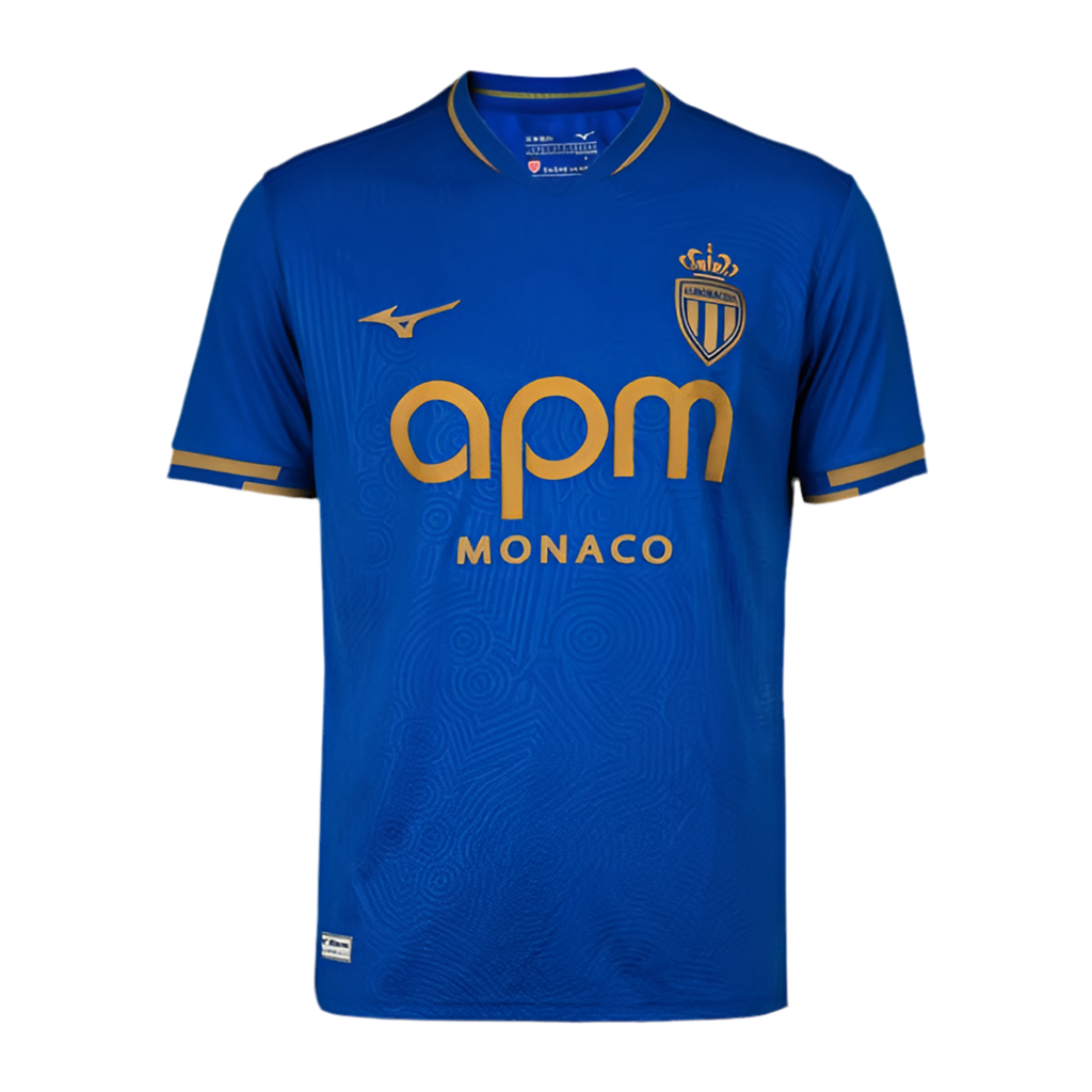 Camisola AS Mônaco Visitante azul 25/26