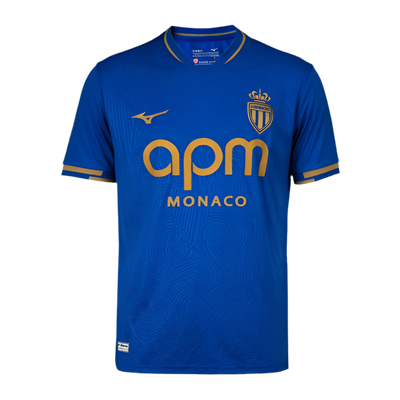 Camisola AS Mônaco Visitante azul 25/26