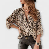Ivana - Moderná blúzka s leopardím vzorom