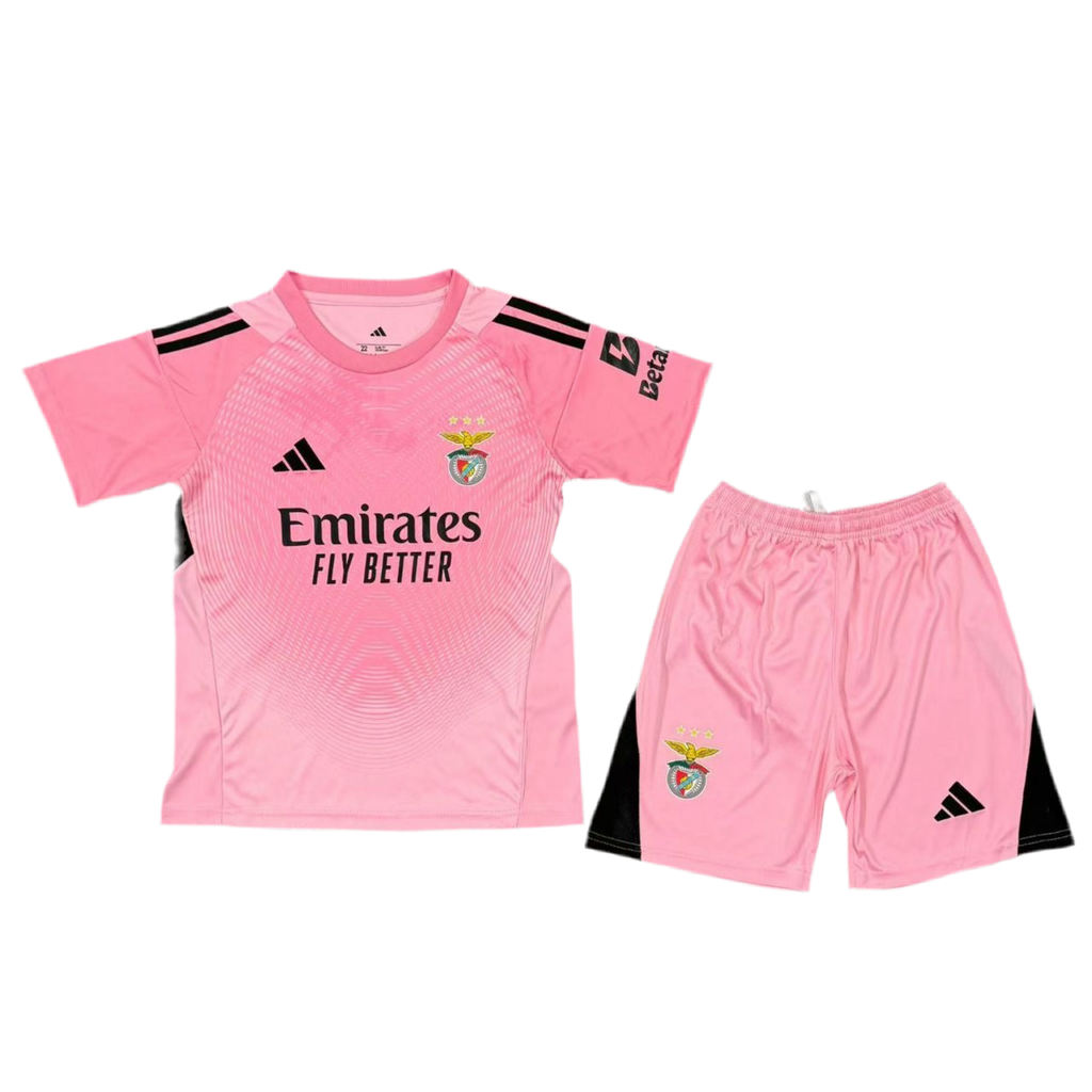 Conjunto infantil guarda redes rosa 25/26
