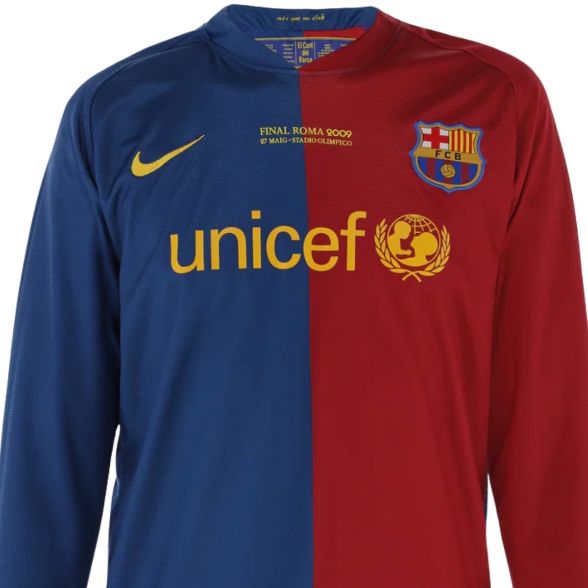 Barcelona Local 08/09 - Final Liga dos Campeões - Manga Comprida
