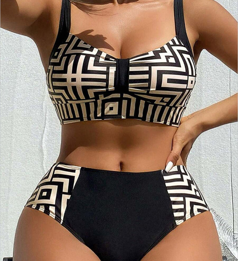 Helena - Elegantné dvojdielne bikiny so vzorom