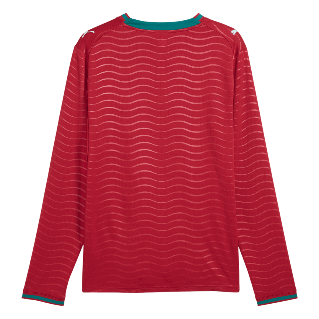 Portugal Casa Manga comprida Camisa 2026 Vermelho