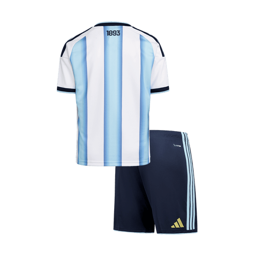 Argentina Infantil Casa Futebol Camisa Conjunto (Camisa+Shorts) World Cup 2026