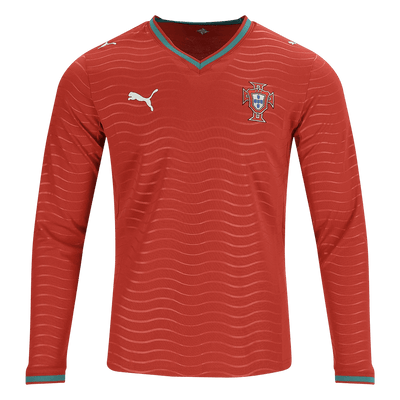 Portugal Casa Manga comprida Camisa 2026 Vermelho