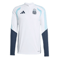 Argentina Zíper Moletom Conjunto (Top+Calças) 2026 Branco
