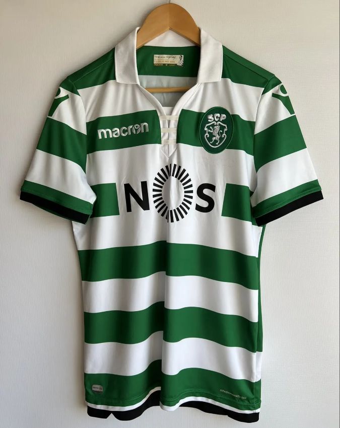 Camisola retro Local 18/19 verde e branca