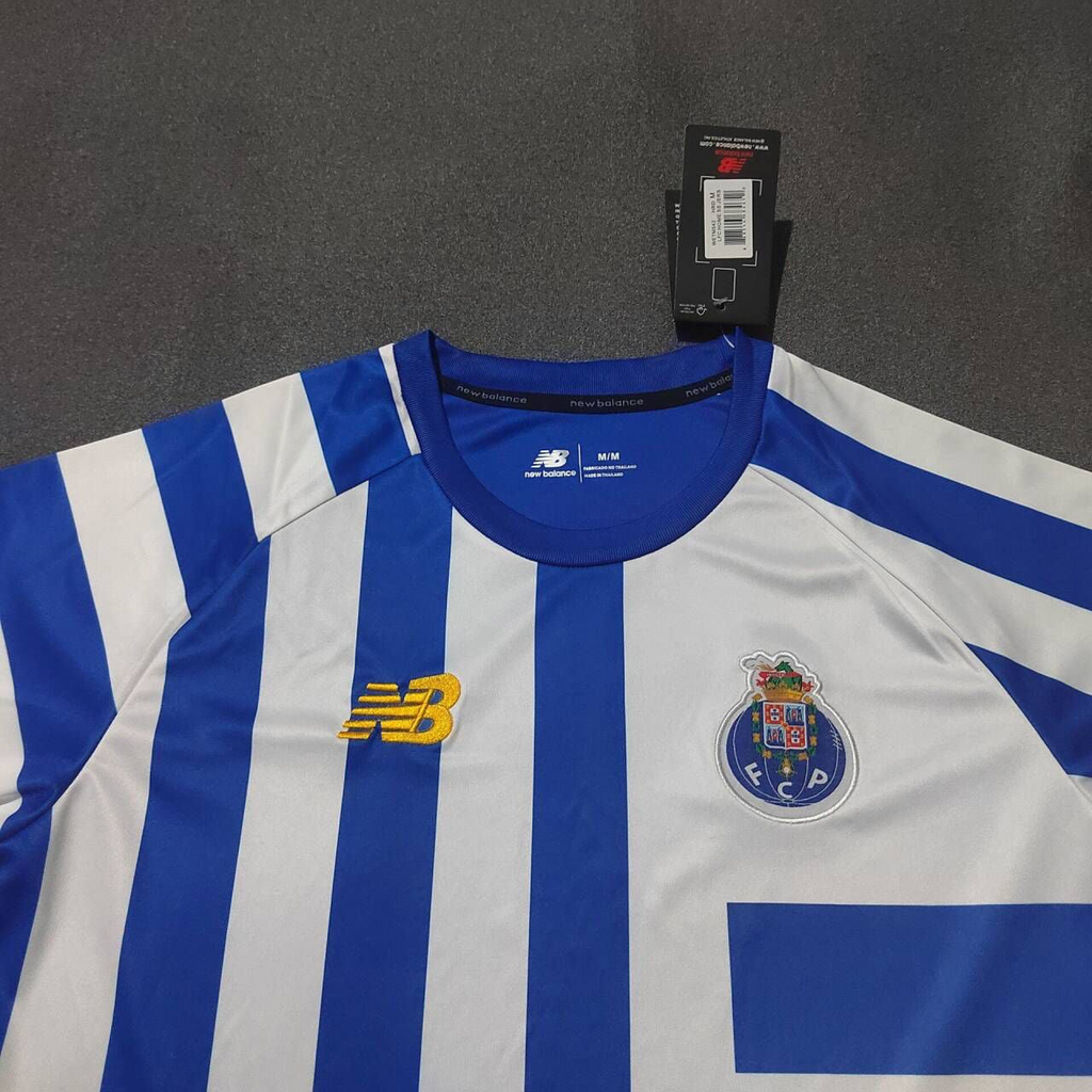Camisola pré match azul/branco 24/25