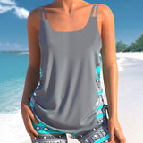 Márcia - Tankini s geometrickým vzorom