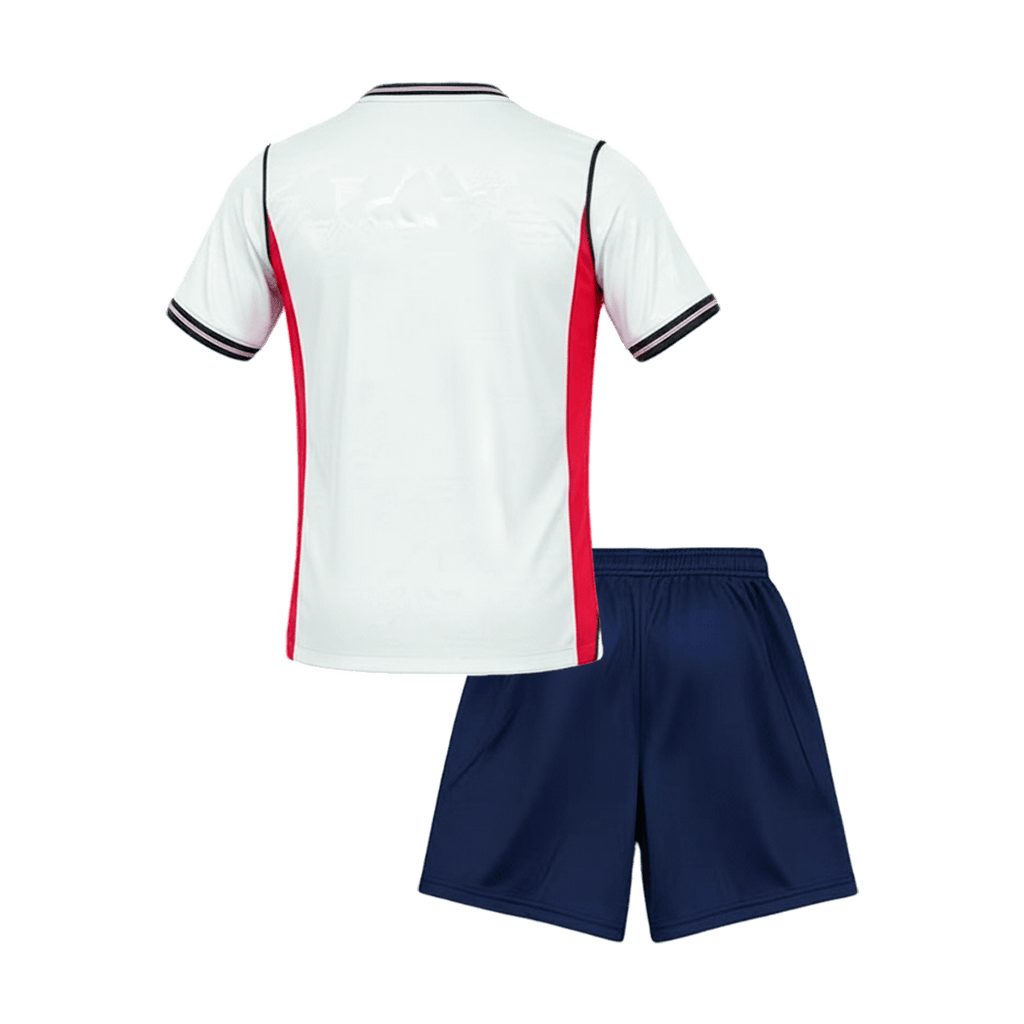 England Infantil Casa World Cup Futebol Camisa Conjunto (Camisa+Shorts) 2026 Branco