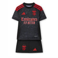 Conjunto infantil Visitante 24/25 preto