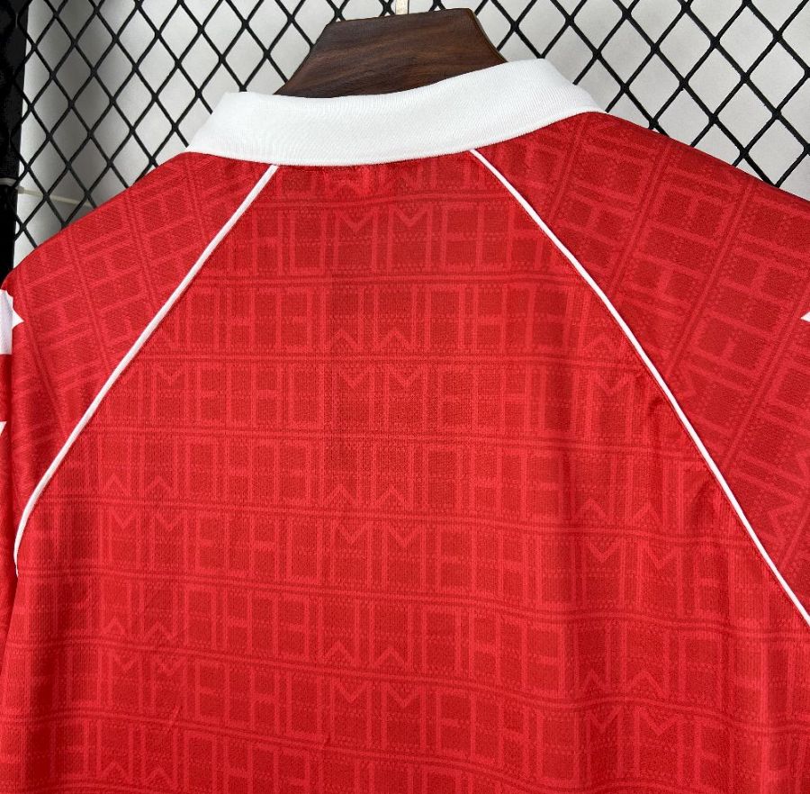 Camisola retro vermelho Local 1990/91