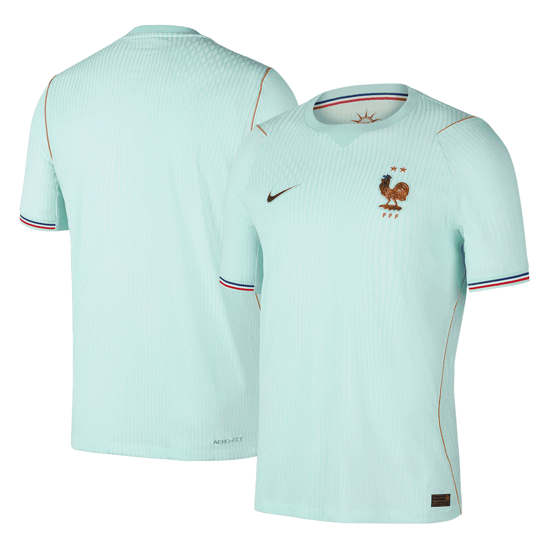 Versão do Jogador France Fora World Cup Futebol Camisas 2026 Verde