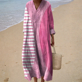 Vestido de verano holgado con estampado