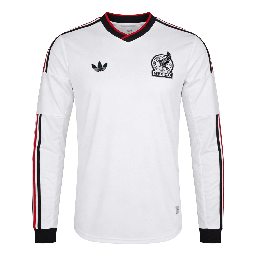 Mexico Fora Manga comprida Camisa 2026 Branco