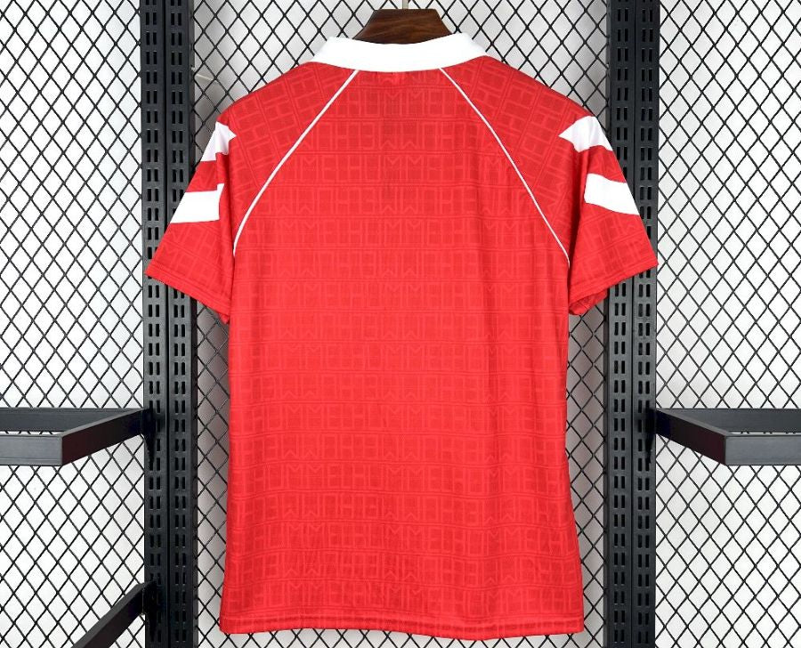 Camisola retro vermelho Local 1990/91