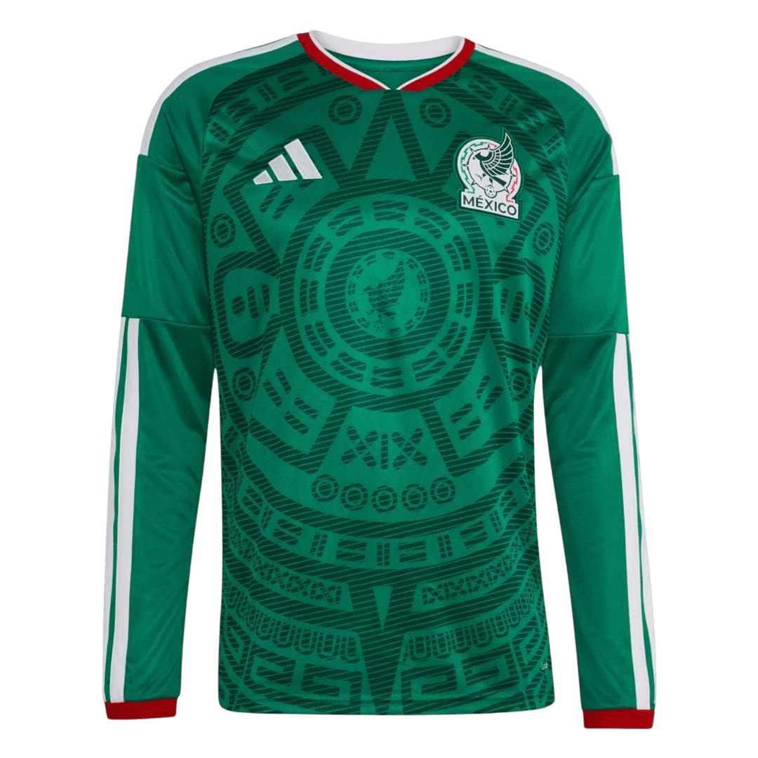 Mexico Casa Manga comprida Camisa 2026 Verde