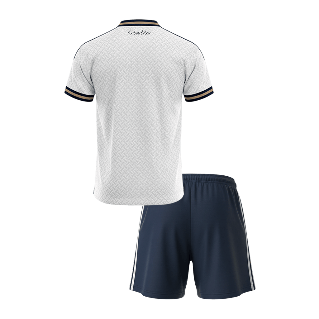 Italy Infantil Fora World Cup Futebol Camisa Conjunto (Camisa+Shorts) 2026 Branco