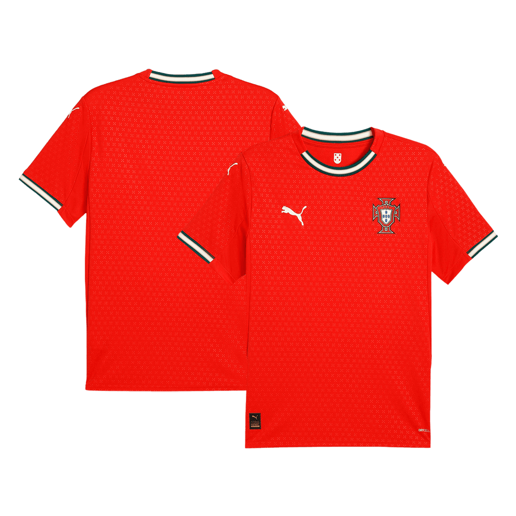 Camisola de futebol de Portugal Home personalizada 2025