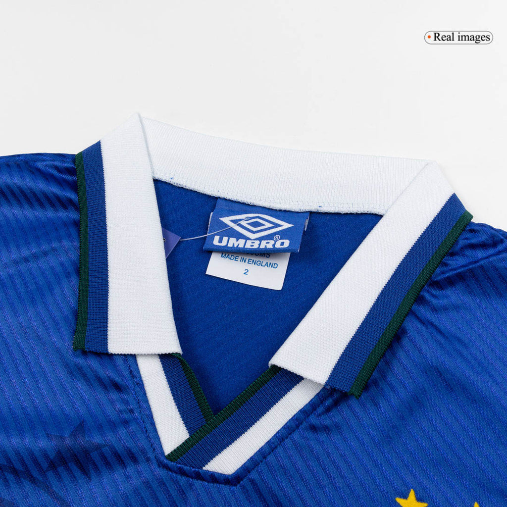 Retrô Brazil Fora Camisa 94/96 Azul