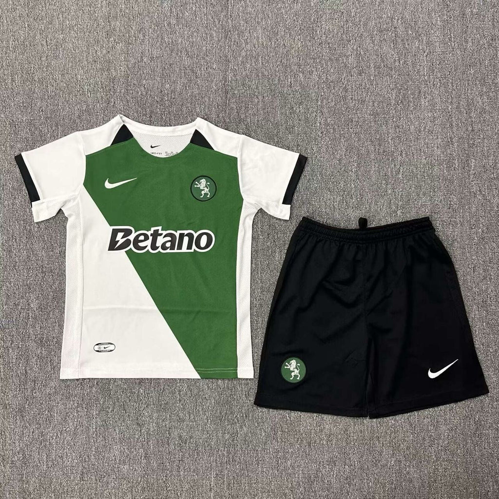 Conjunto infantil STROMP verde/branca 24/25