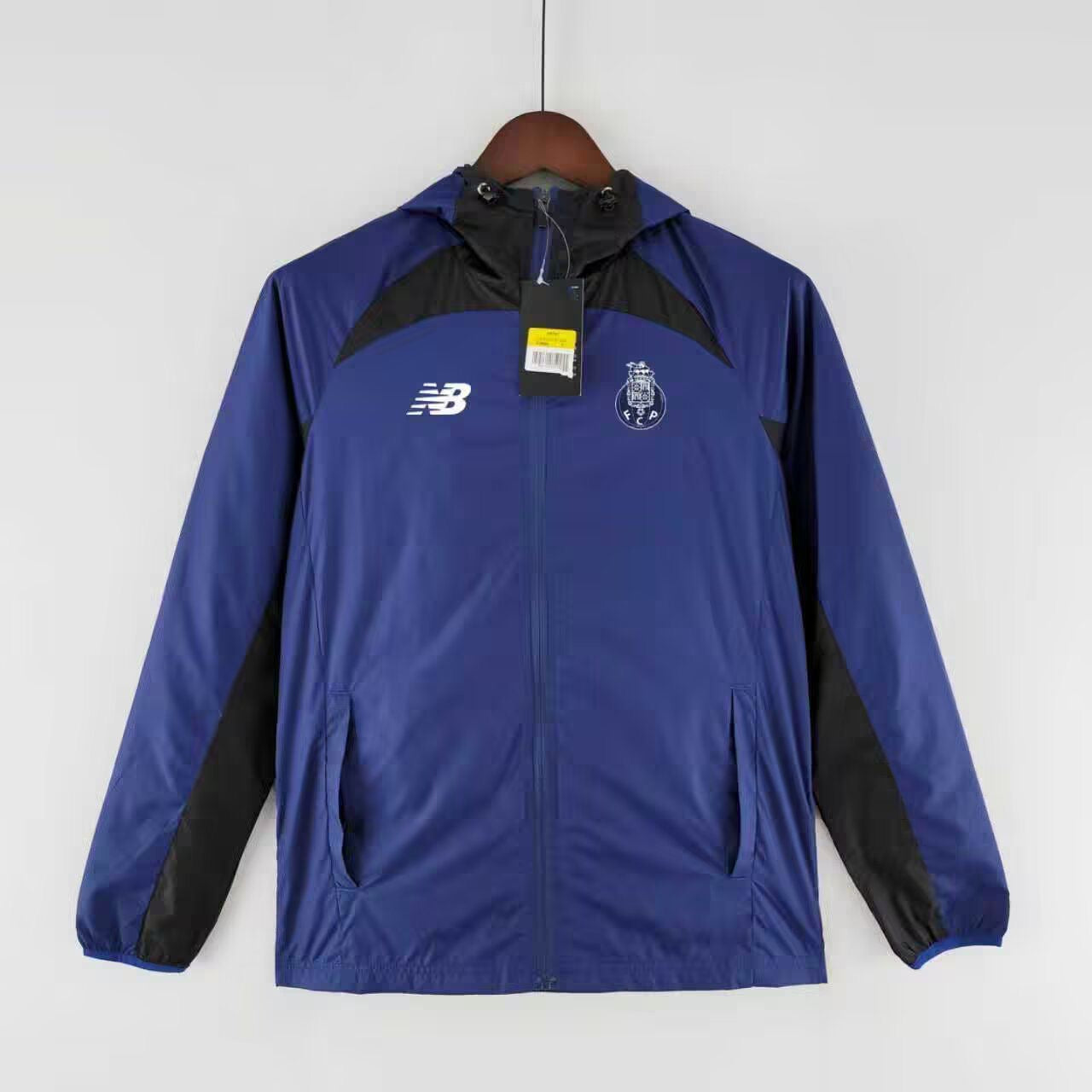Casaco FCP azul 25/26 fecho completo