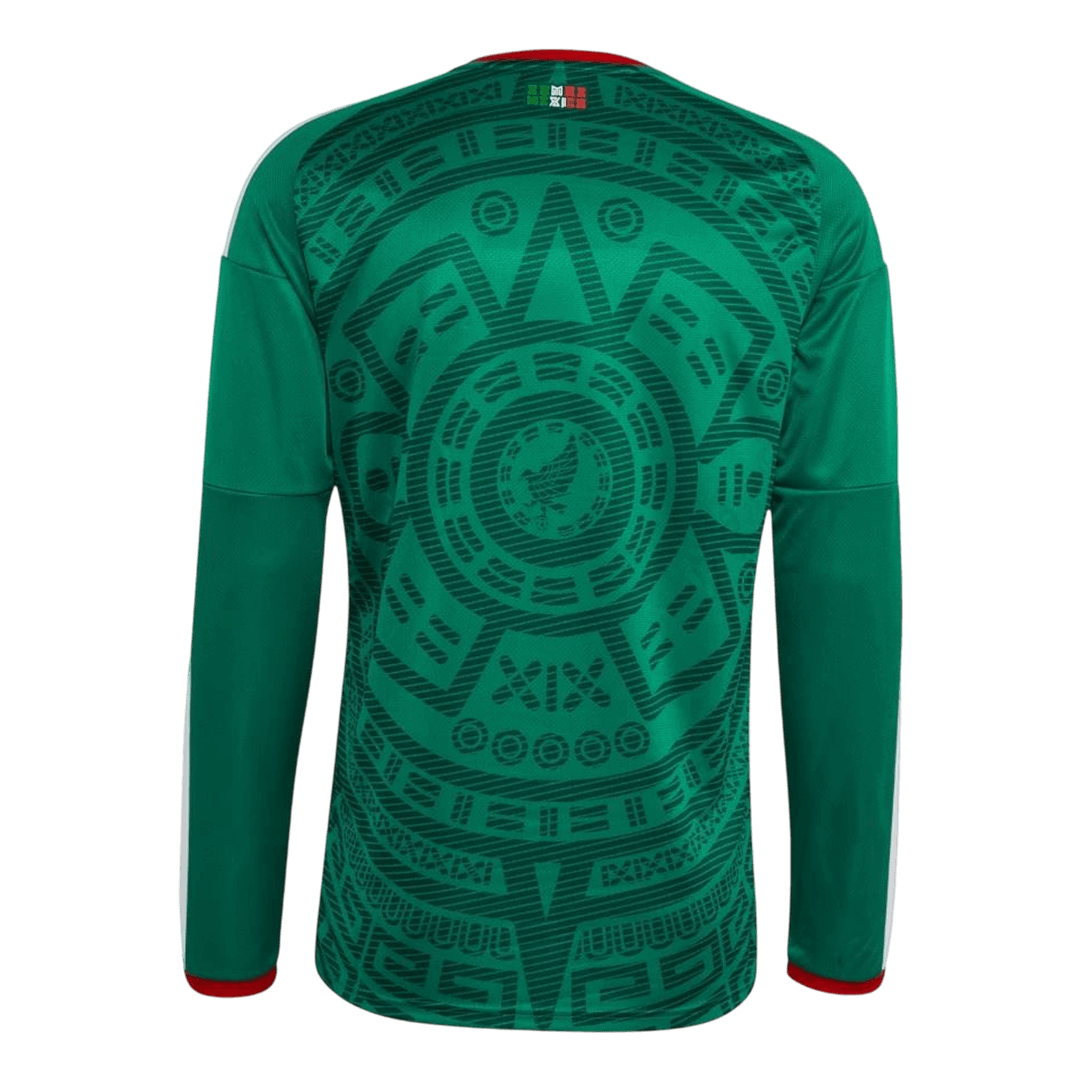 Mexico Casa Manga comprida Camisa 2026 Verde