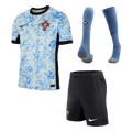 Portugal Fora Personalizado Completo Kit Futebol