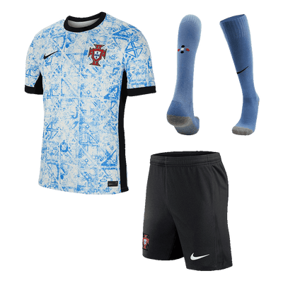 Portugal Fora Personalizado Completo Kit Futebol