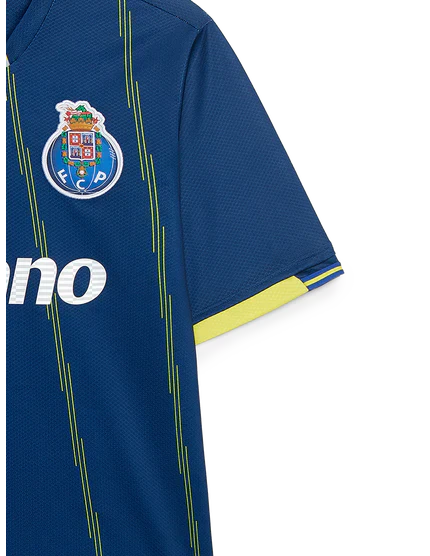 Camisola quarto equipamento 25/26 azul – COM BADGE CELEBRAÇÃO LIGA EUROPA DUBLIN