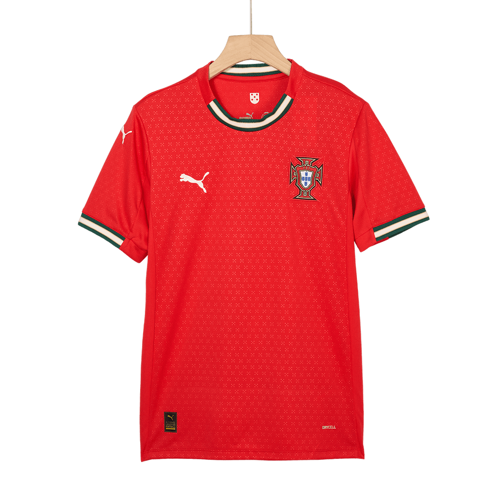 Camisola de futebol de Portugal Home personalizada 2025