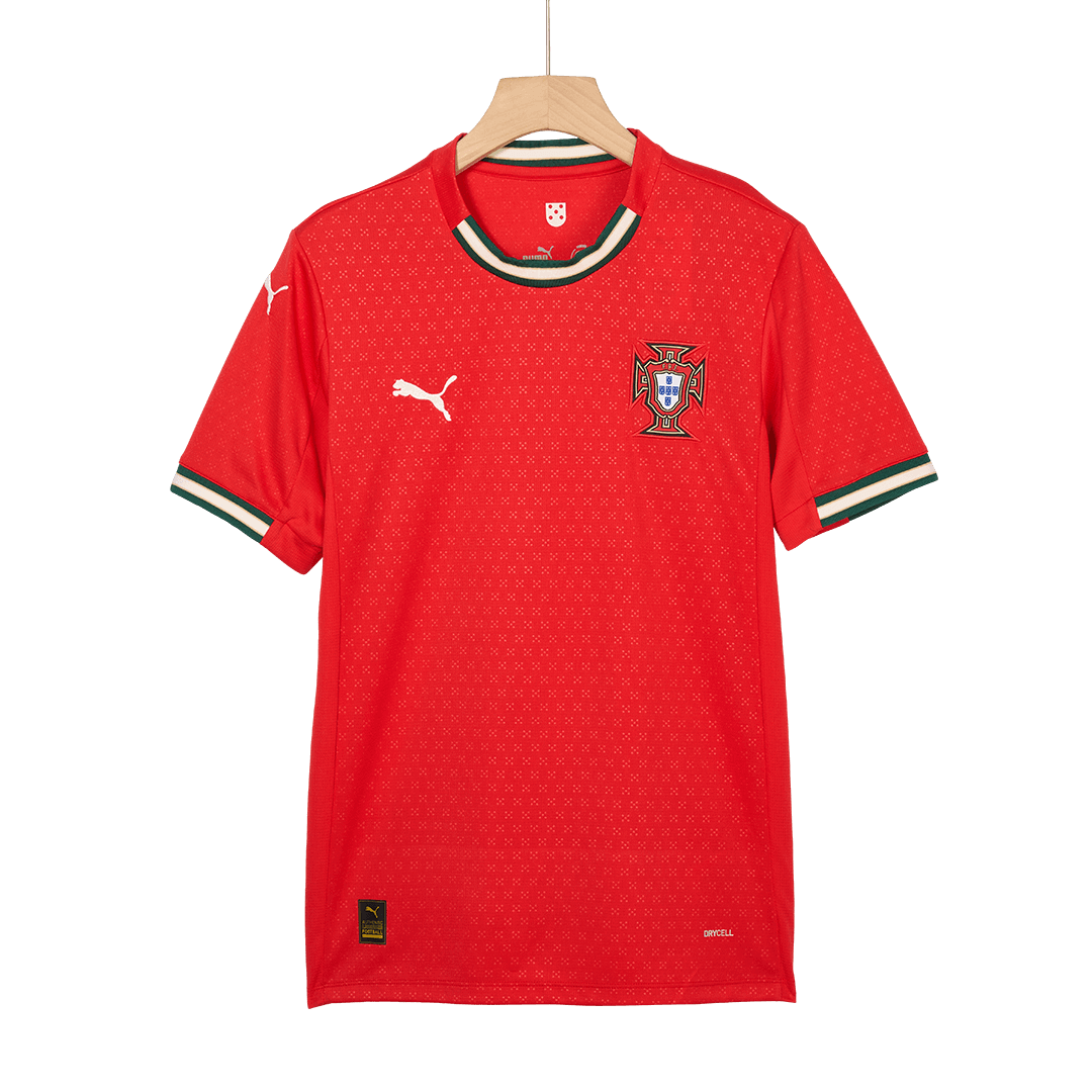 Camisola de futebol de Portugal Home personalizada 2025